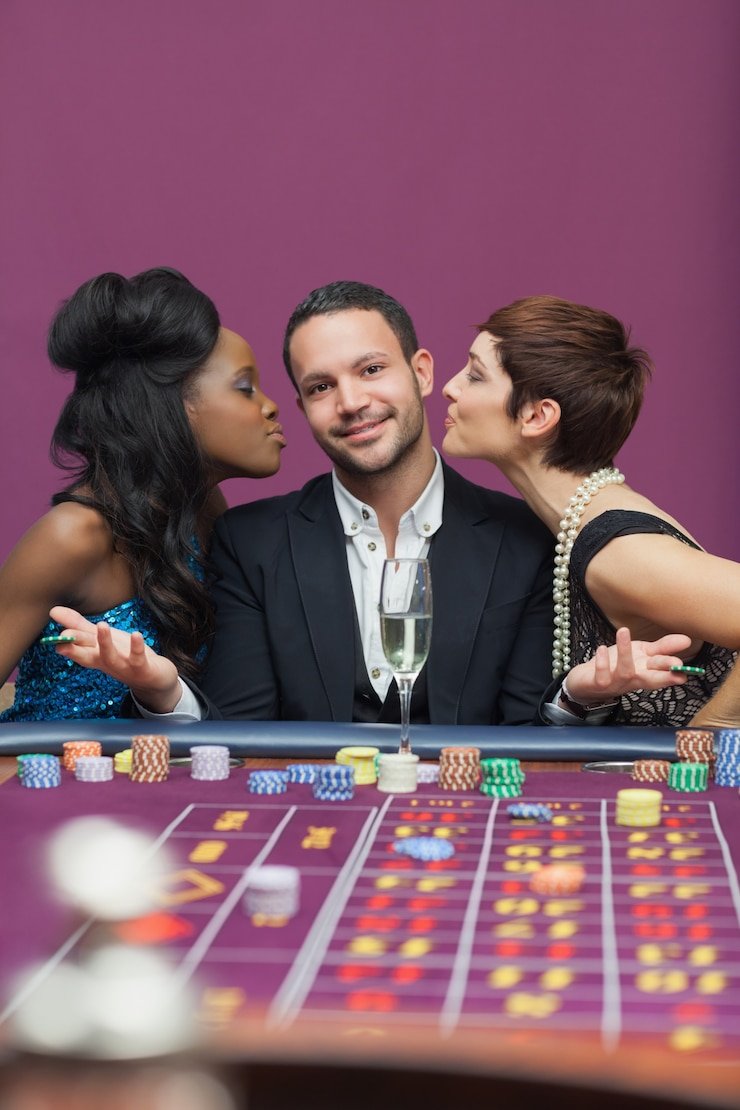 Mobile device displaying responsive casino game interface optimized for smartphone gaming